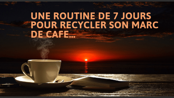 UNE ROUTINE DE 7 JOURS POUR RECYCLER SON MARC DE CAFE…