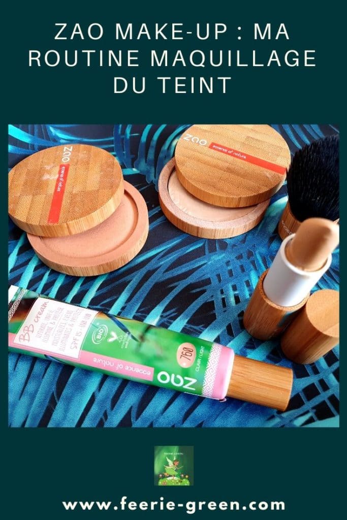 ZAO MAKE UP Ma routine maquillage du teint - pinterest ZAO MAKE UP maquillage du teint