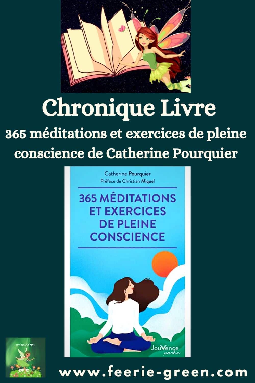  365 méditations et exercices de pleine conscience de Catherine Pourquier - pinterest