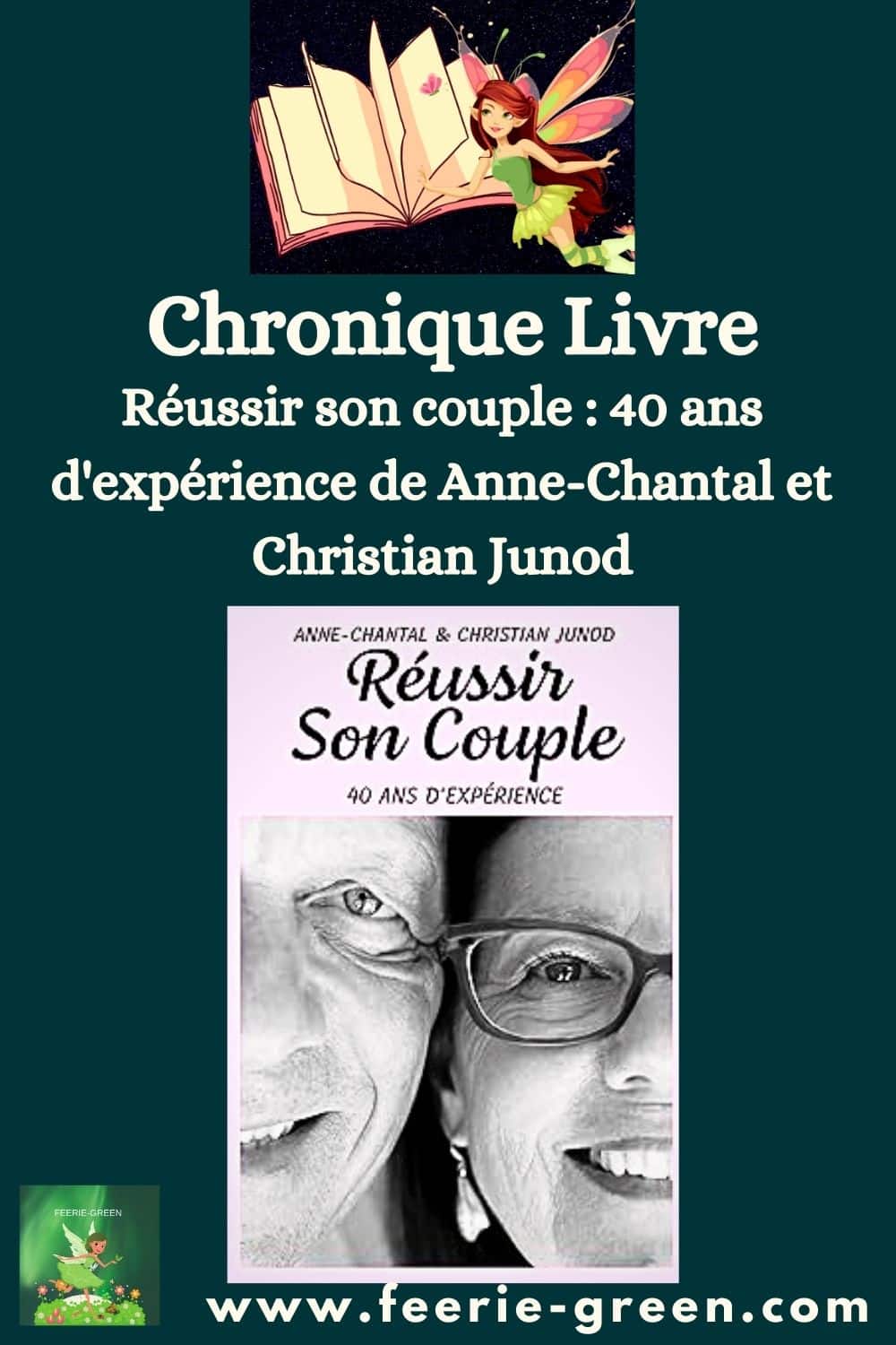 Réussir son couple 40 ans d'expérience de Anne-Chantal et Christian Junod - pinterest